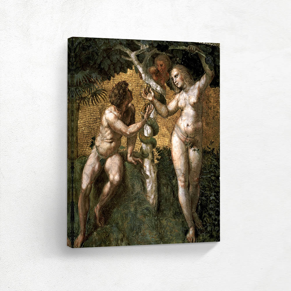 Adam and Eve from the Stanza della Segnature