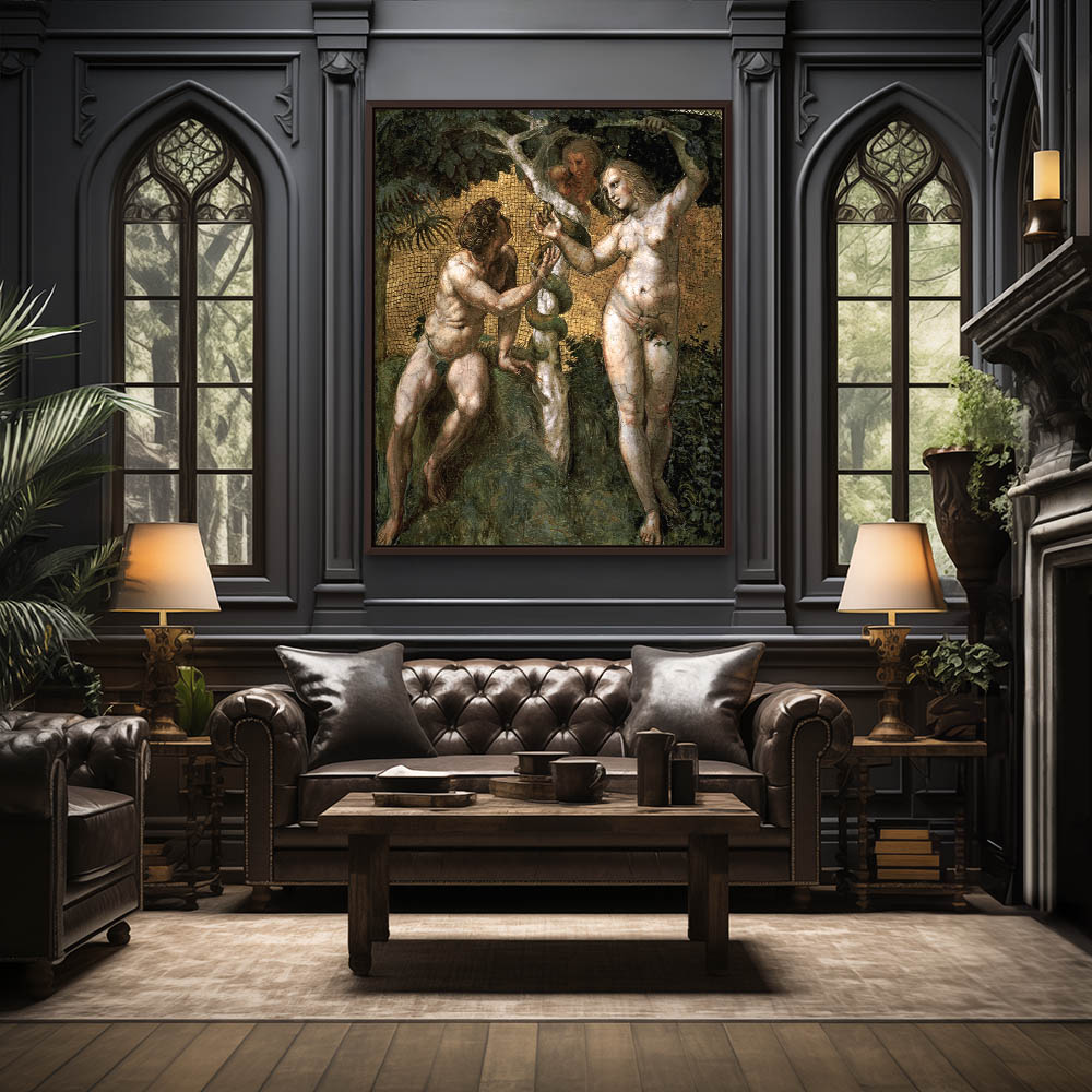 Adam and Eve from the Stanza della Segnature - Image 3