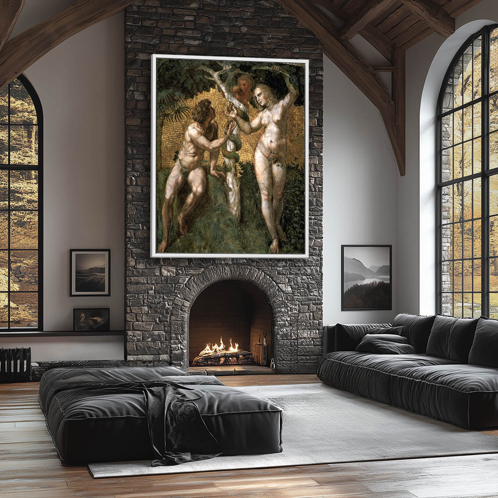 Adam and Eve from the Stanza della Segnature - Image 4