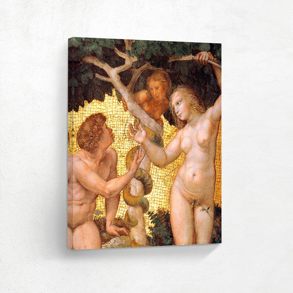 Adam and Eve from the Stanza della Segnature