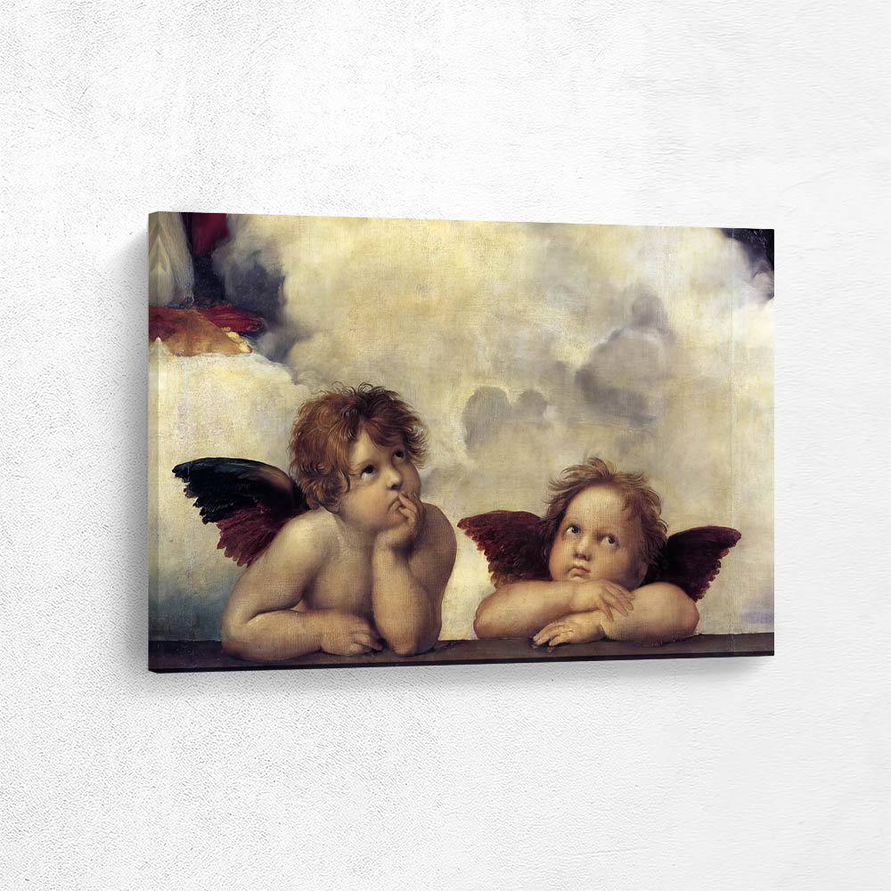 Putti Detail From the Sistine Madonna