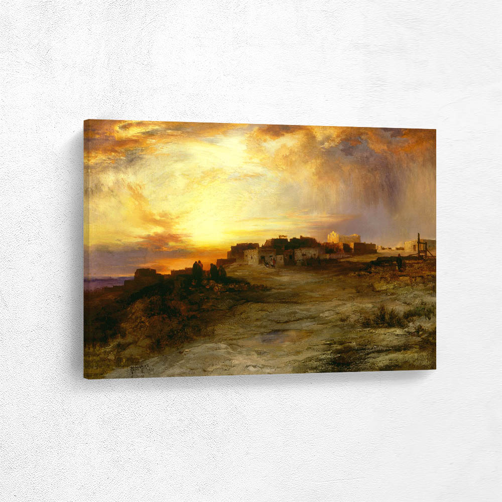 Pueblo at Sunset (Laguna)