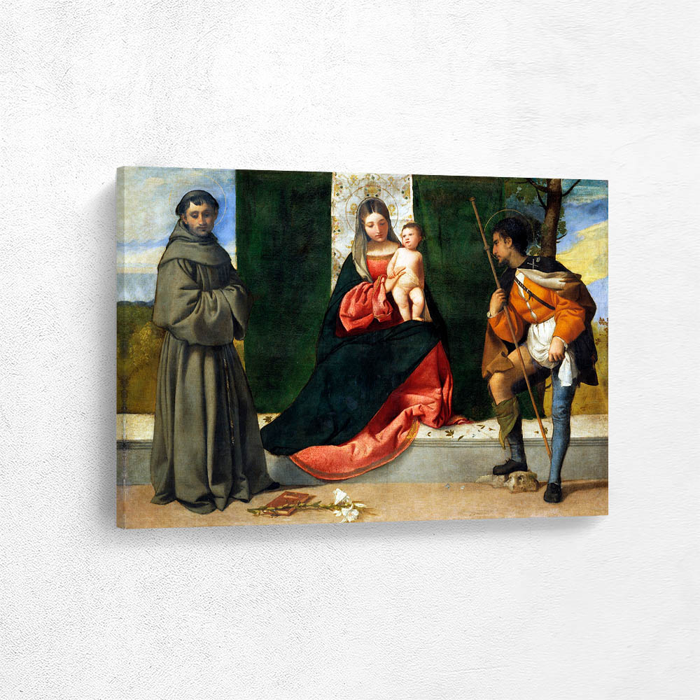 Madonna and Child with St Anthony of Padua and Roch