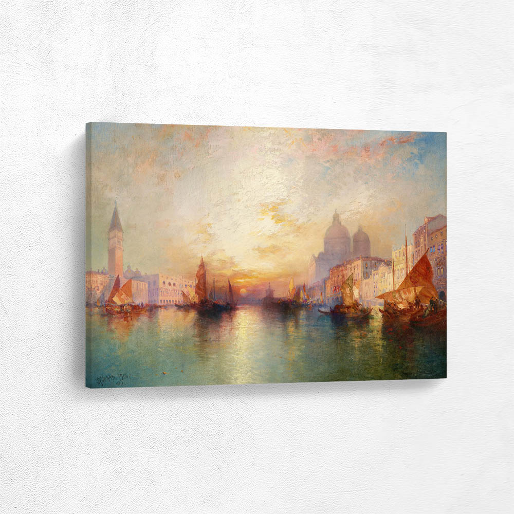 Venice; Grand Canal at Sunset