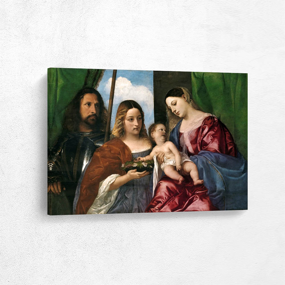 Madonna and Child with St Dorothy and George