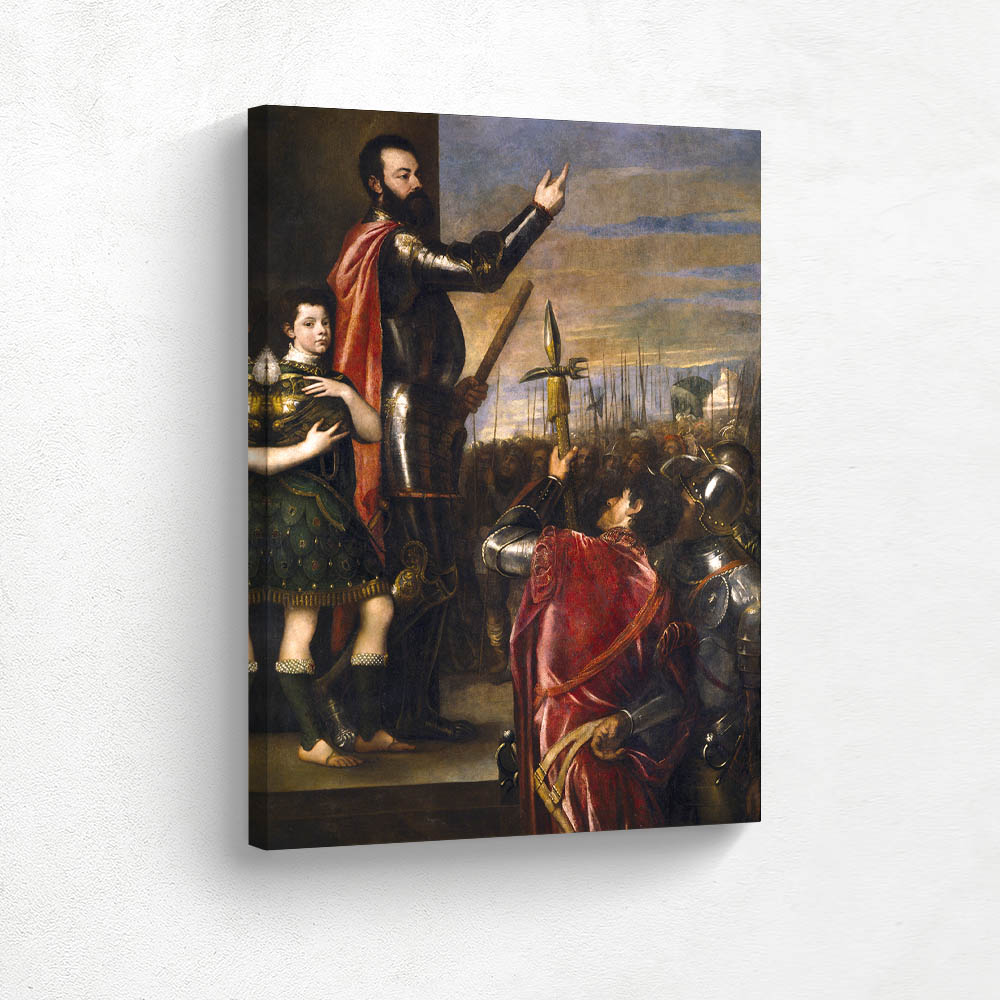 The Marchese del Vasto Addressing his Troops