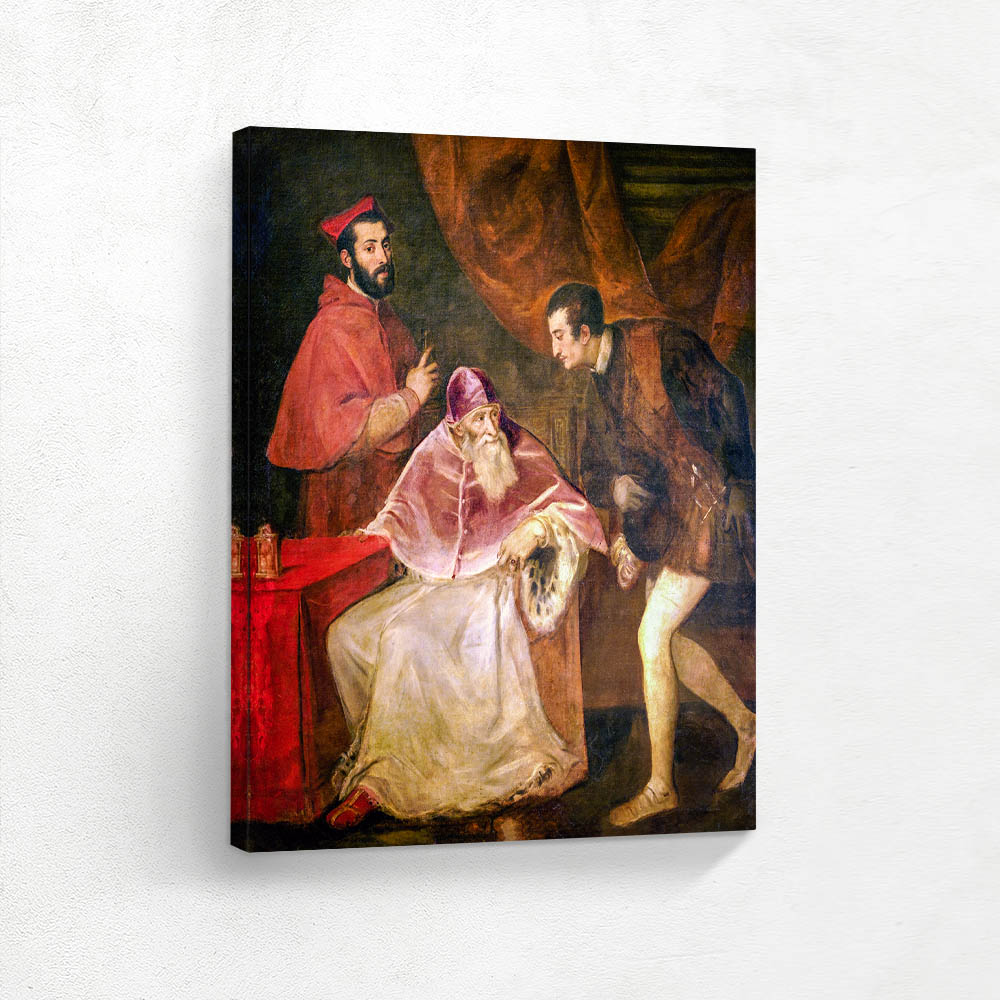 Portrait of Pope Paul III Cardinal Alessandro Farnese