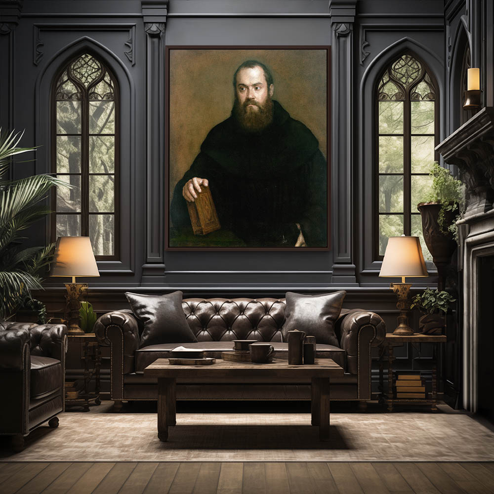 A Monk with a Book - Image 3