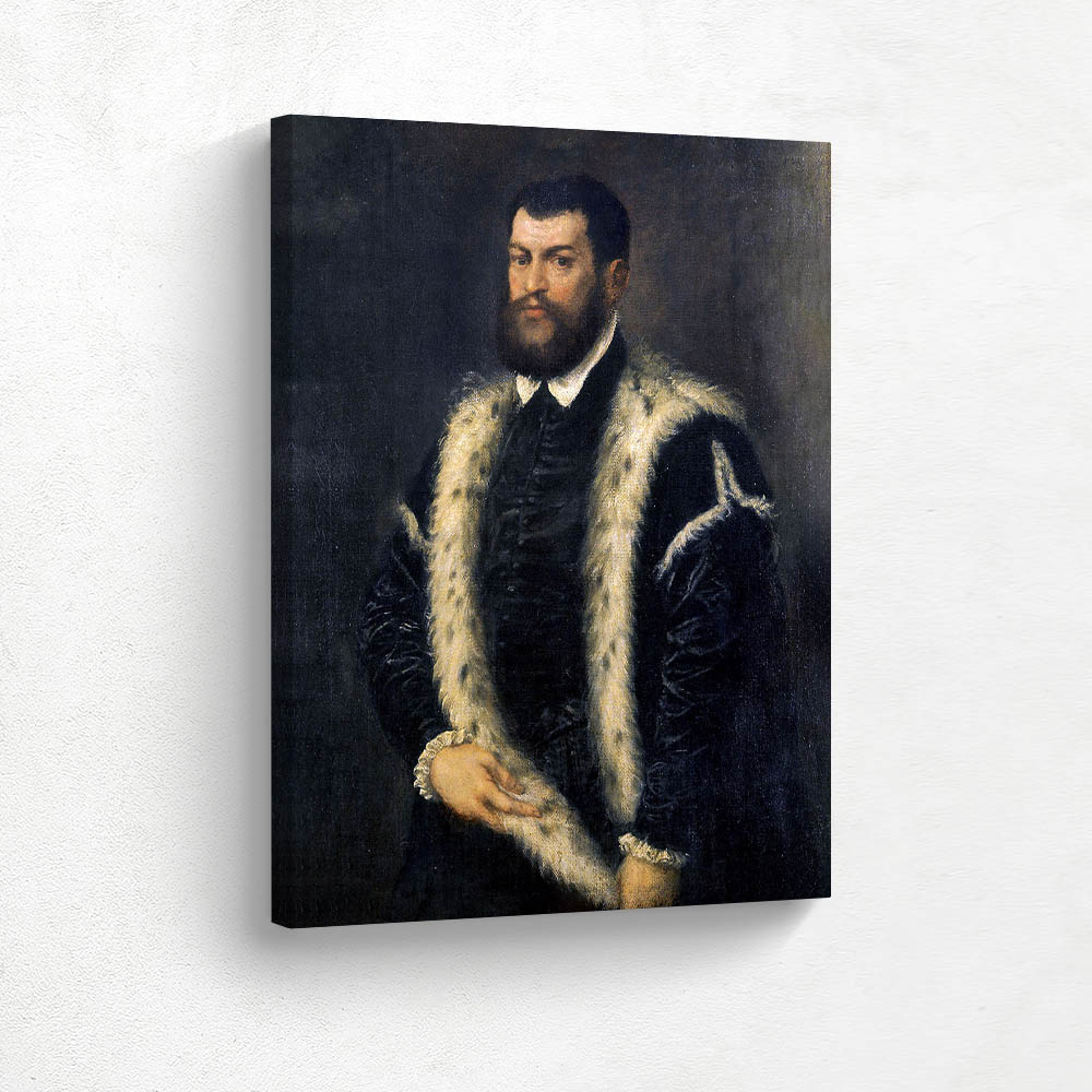 Portrait of a Man with Ermine Coat