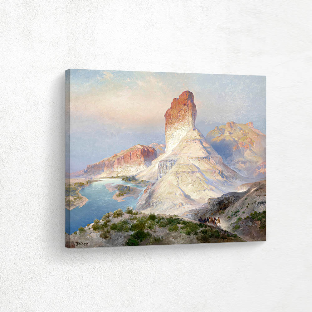 The Castle Rock, Green River, Wyoming (Indian Summer. Green River. Wyoming)