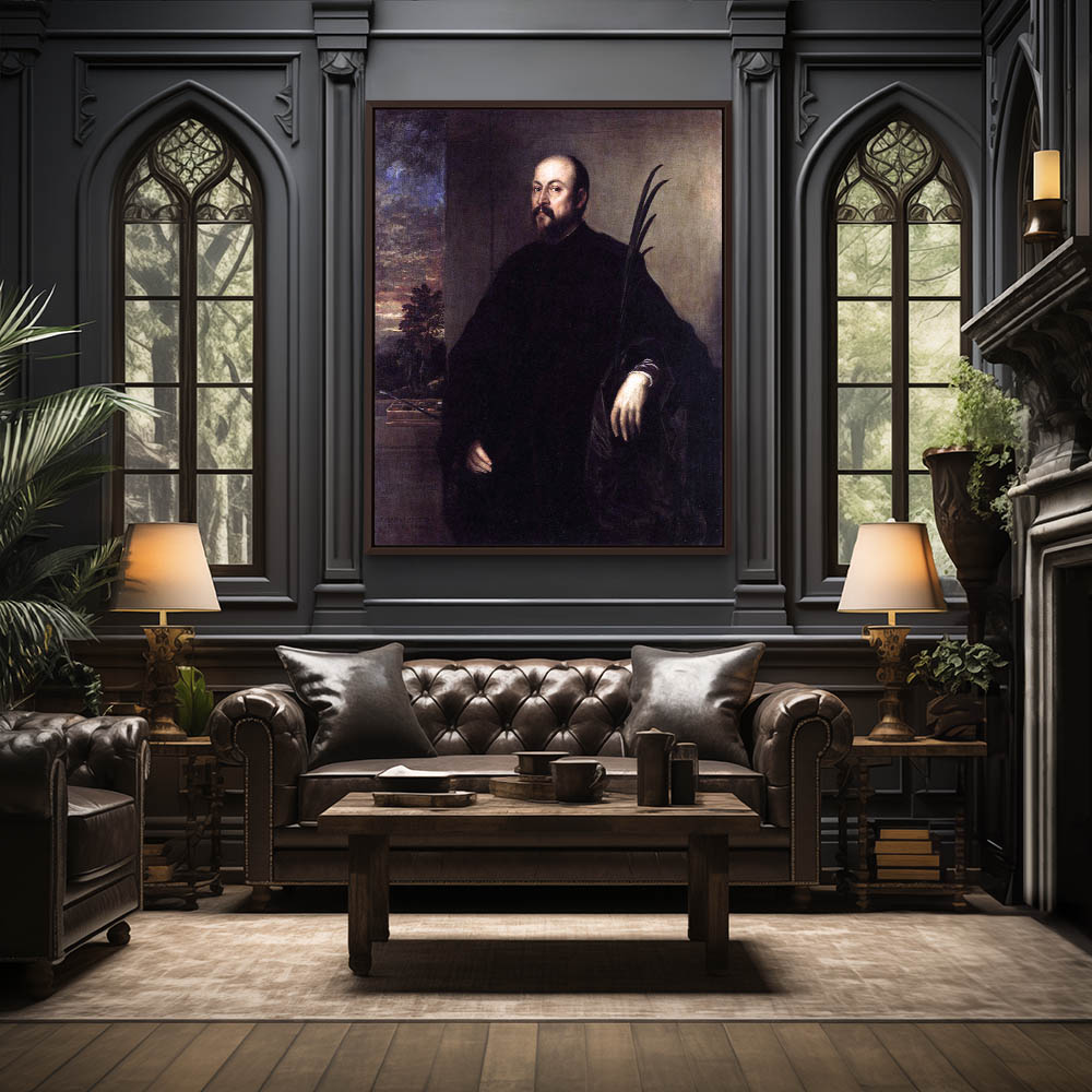 Portrait of a Painter with a Plam Leaf - Image 3