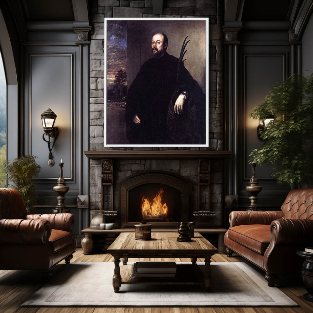 Portrait of a Painter with a Plam Leaf - Image 4