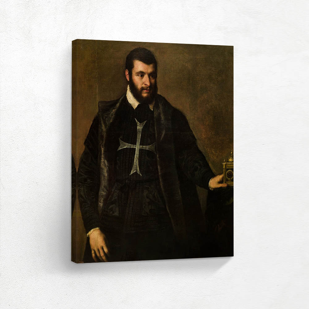 Knight of Malta with a Clock