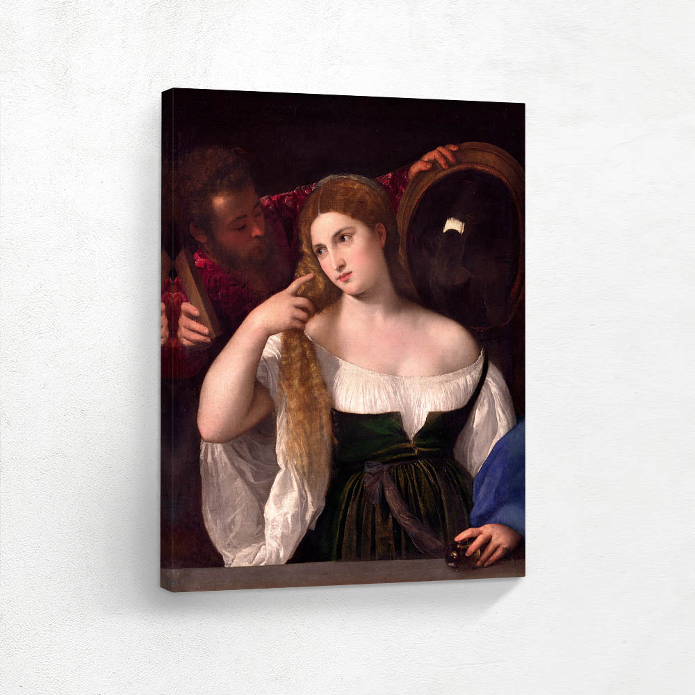 Portrait of a Woman at her Toilet