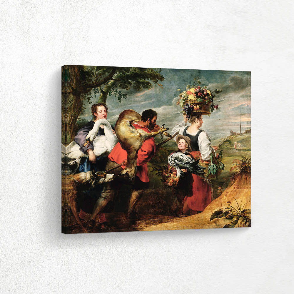 Farmers on their way to the Market