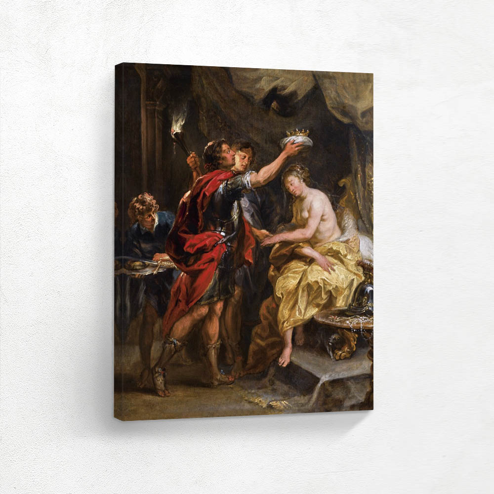 Alexander the Great Crowning Roxana