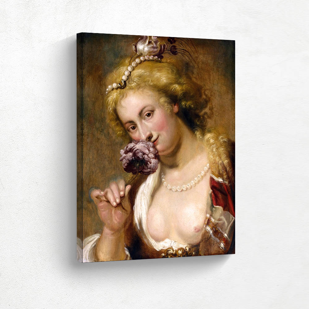 Lady with Rose in Her Hair