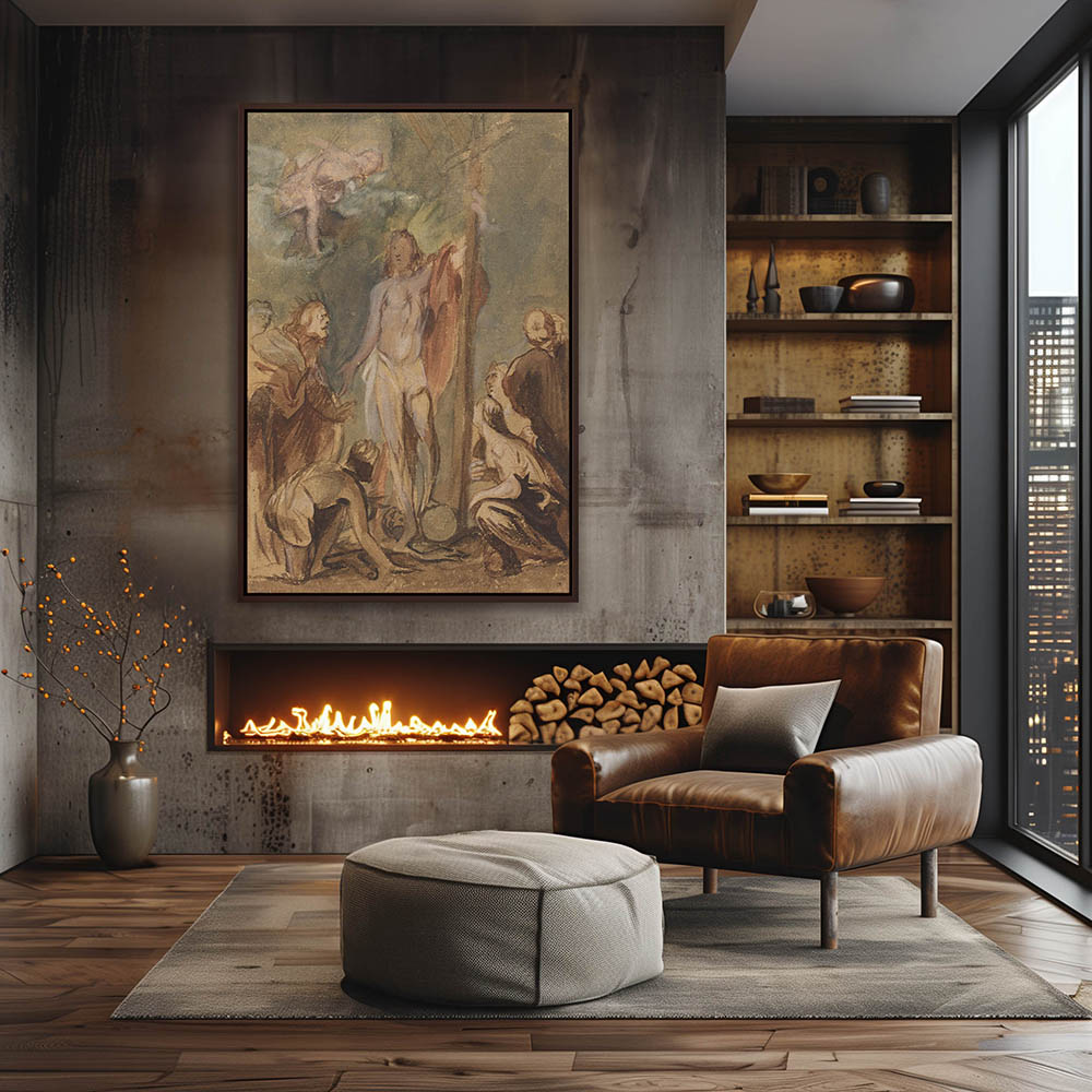 The Risen Christ Surrounded by Saints - Image 3