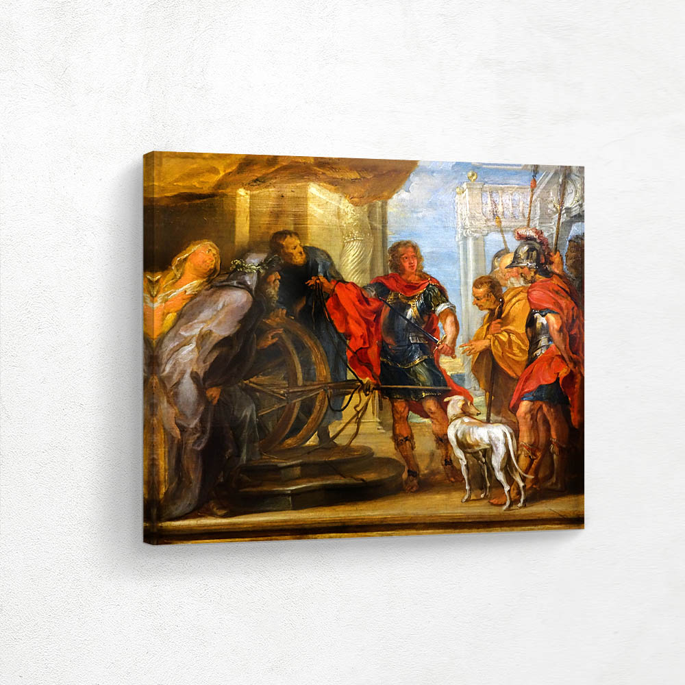 Alexander Cutting the Gordian Knot