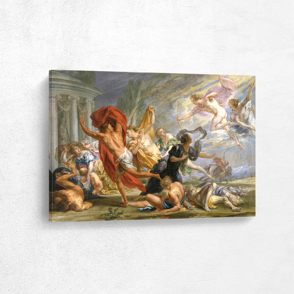 Apollo and Diana Kill the Children of Niobe