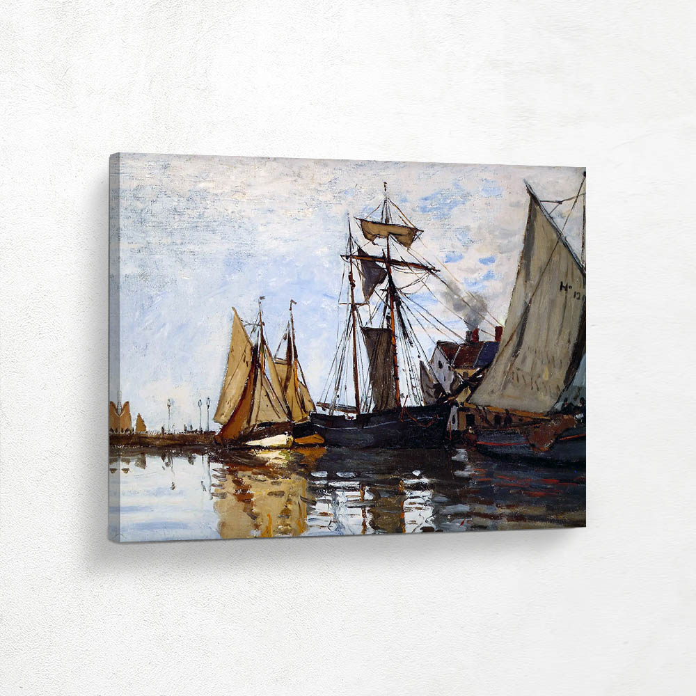 Boats in the Port of Honfleur