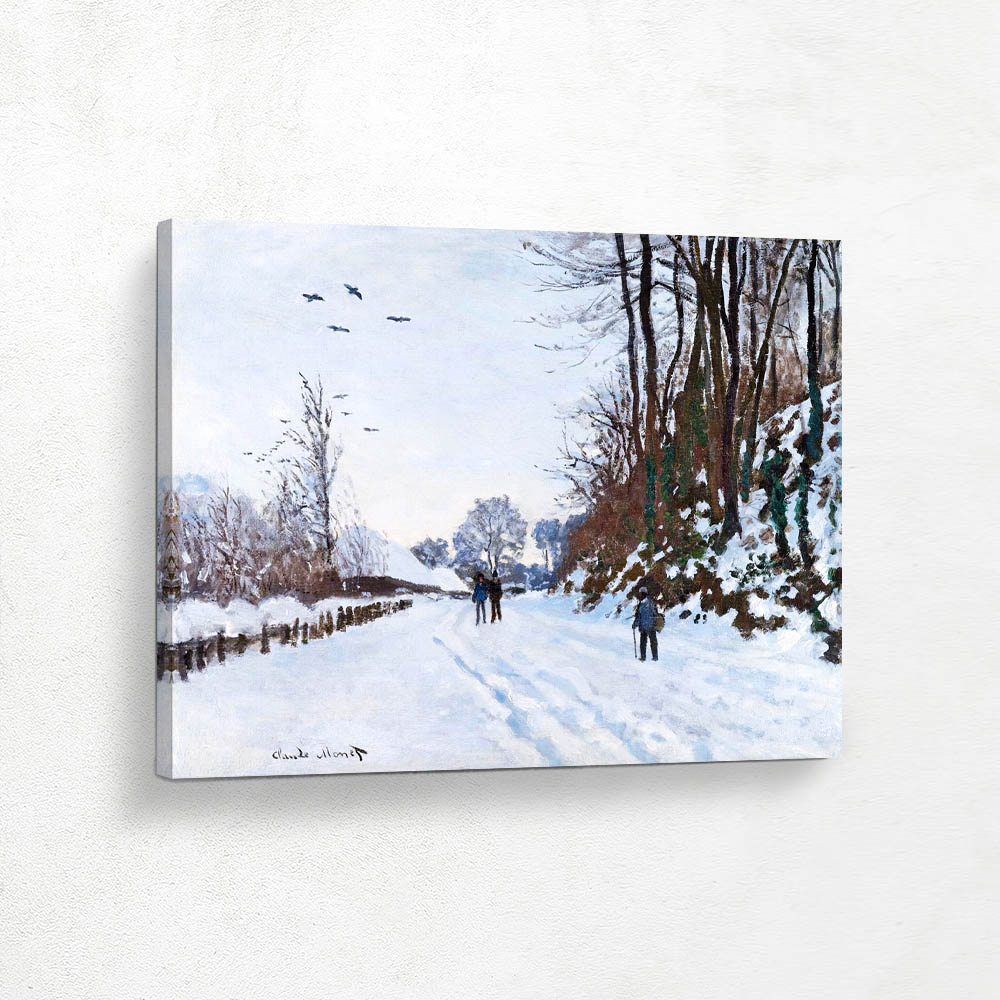 The Road to the Farm of Saint Simeon in Winter