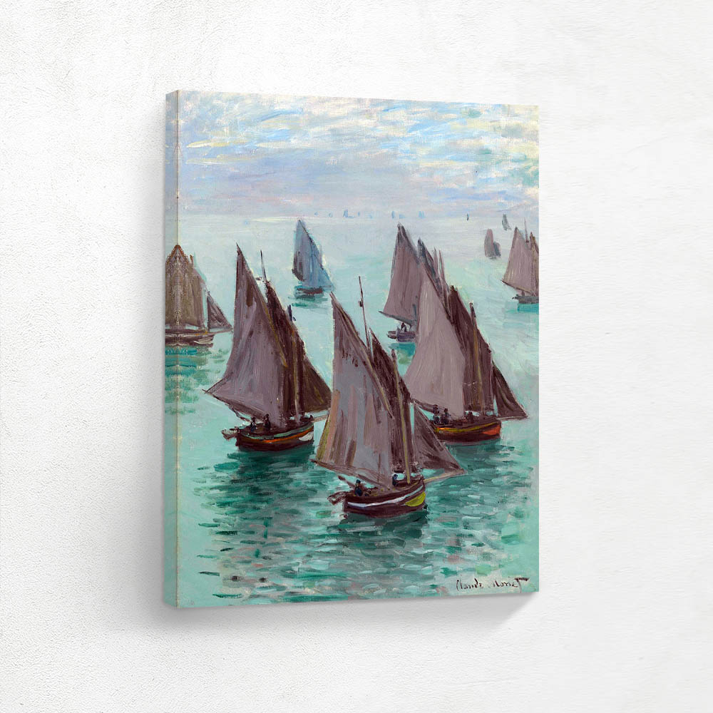 Fishing Boats Clam Sea