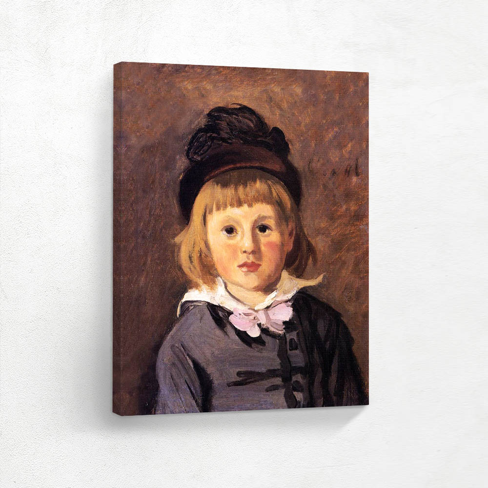 Portrait of Jean Monet Wearing a Hat with a PomPom Portrait of Jean Monet Wearing a Hat with a PomPom