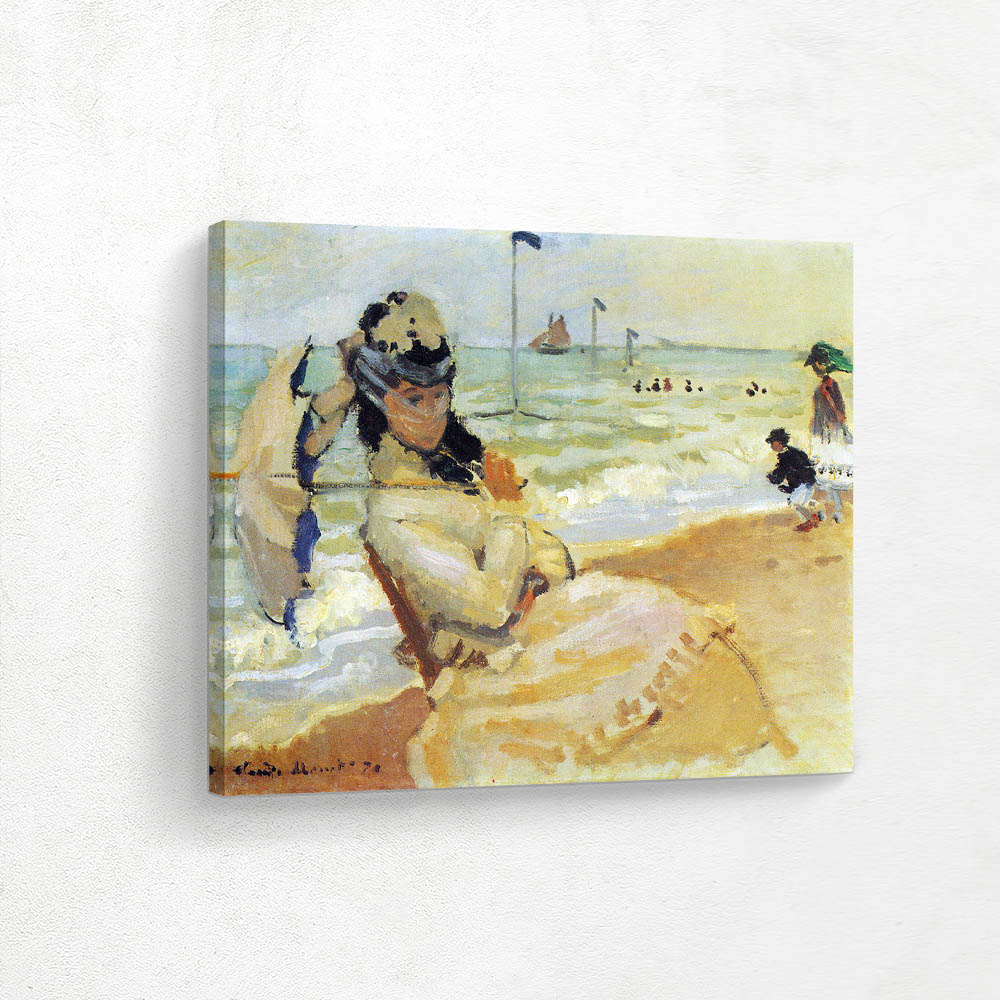 Camille on the Beach at Trouville