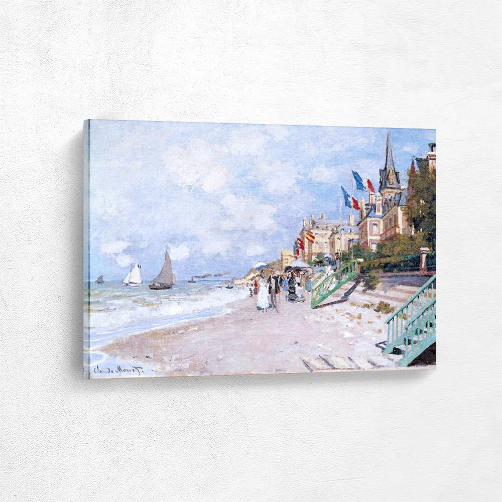 The Boardwalk on the Beach at Trouville