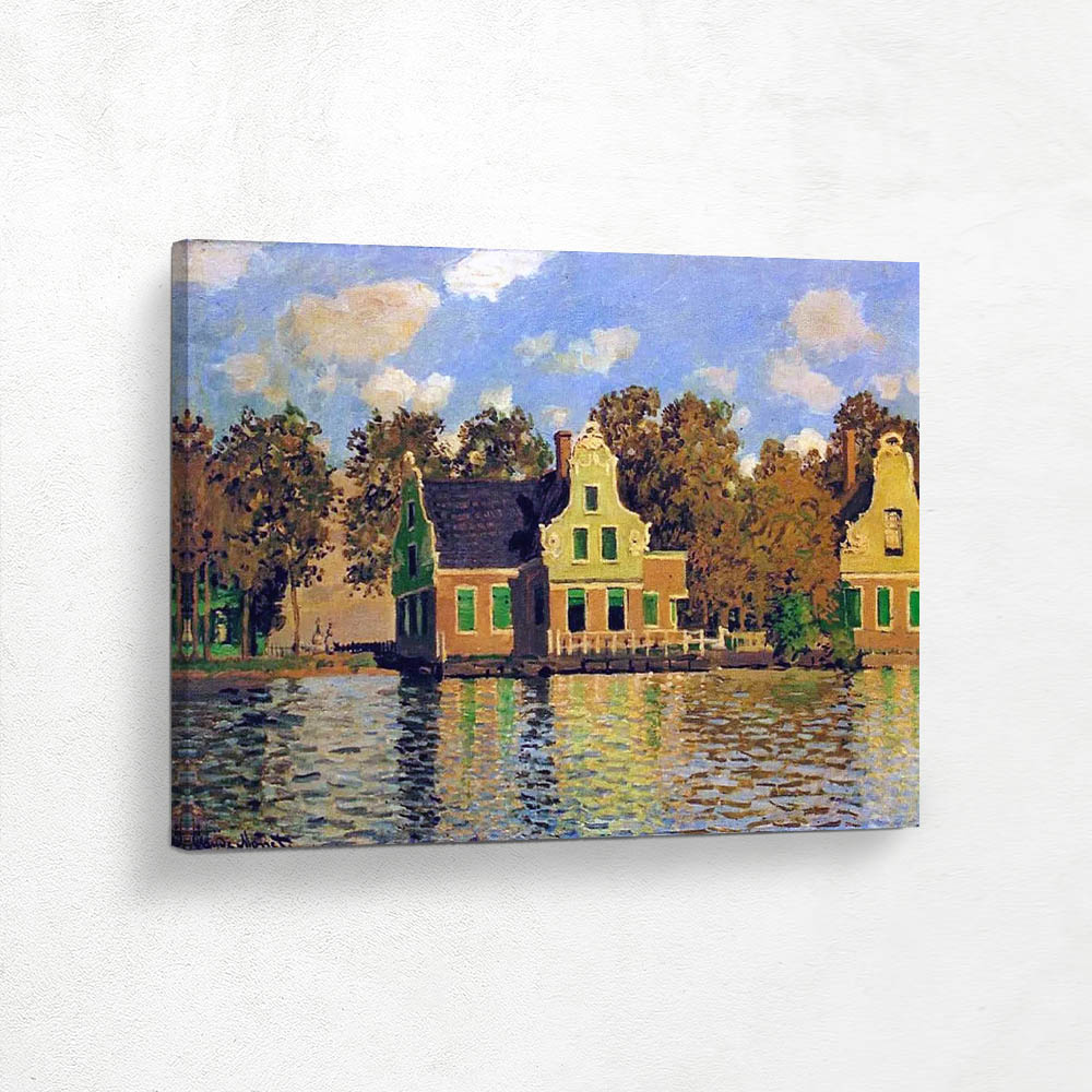 Houses on the Zaan River at Zaandam