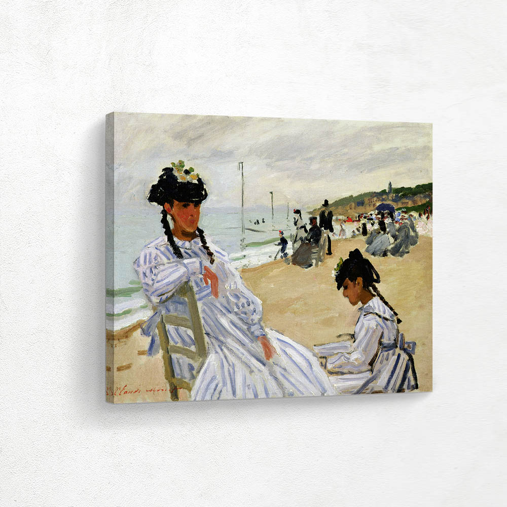 On The Beach At Trouville