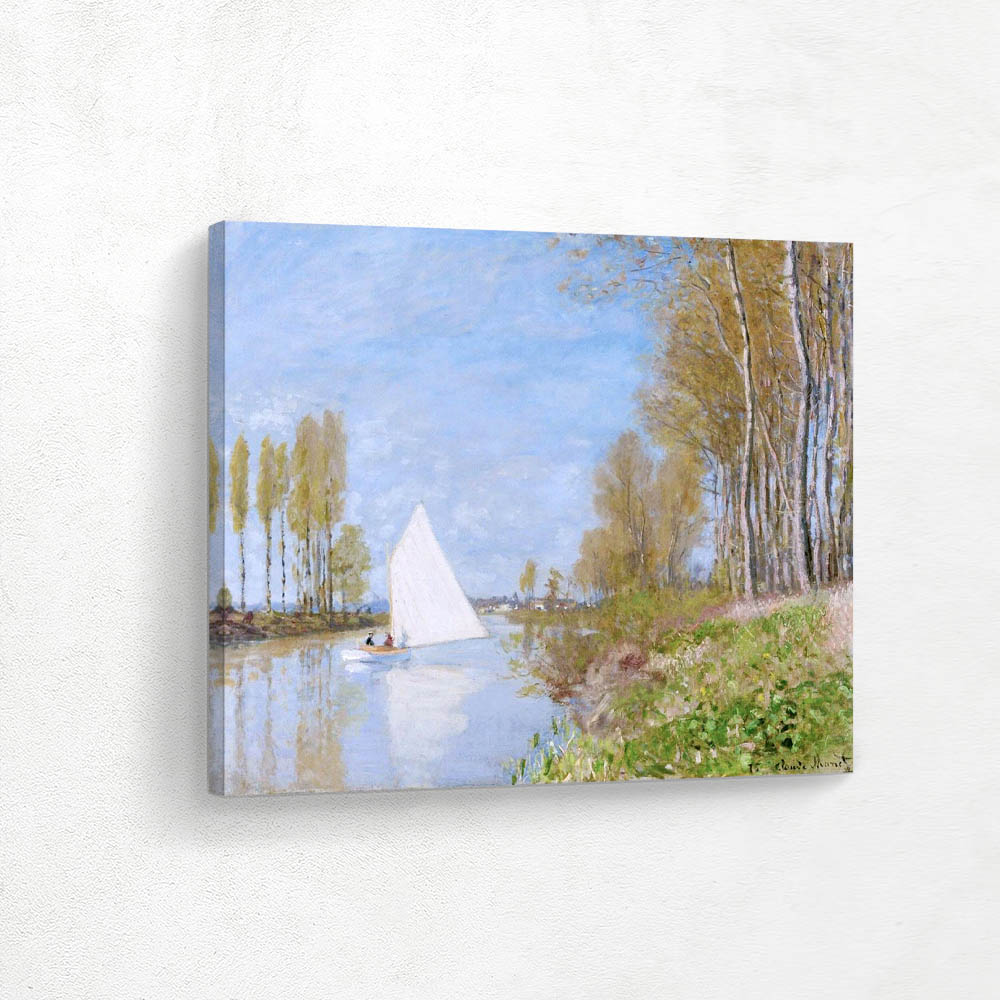Small Boat on the Small Branch of the Seine at Argenteuil