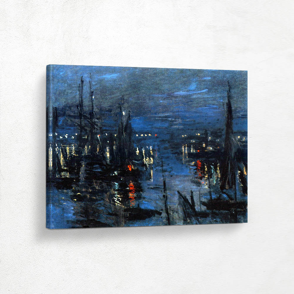 The Port of Le Havre Night Effect