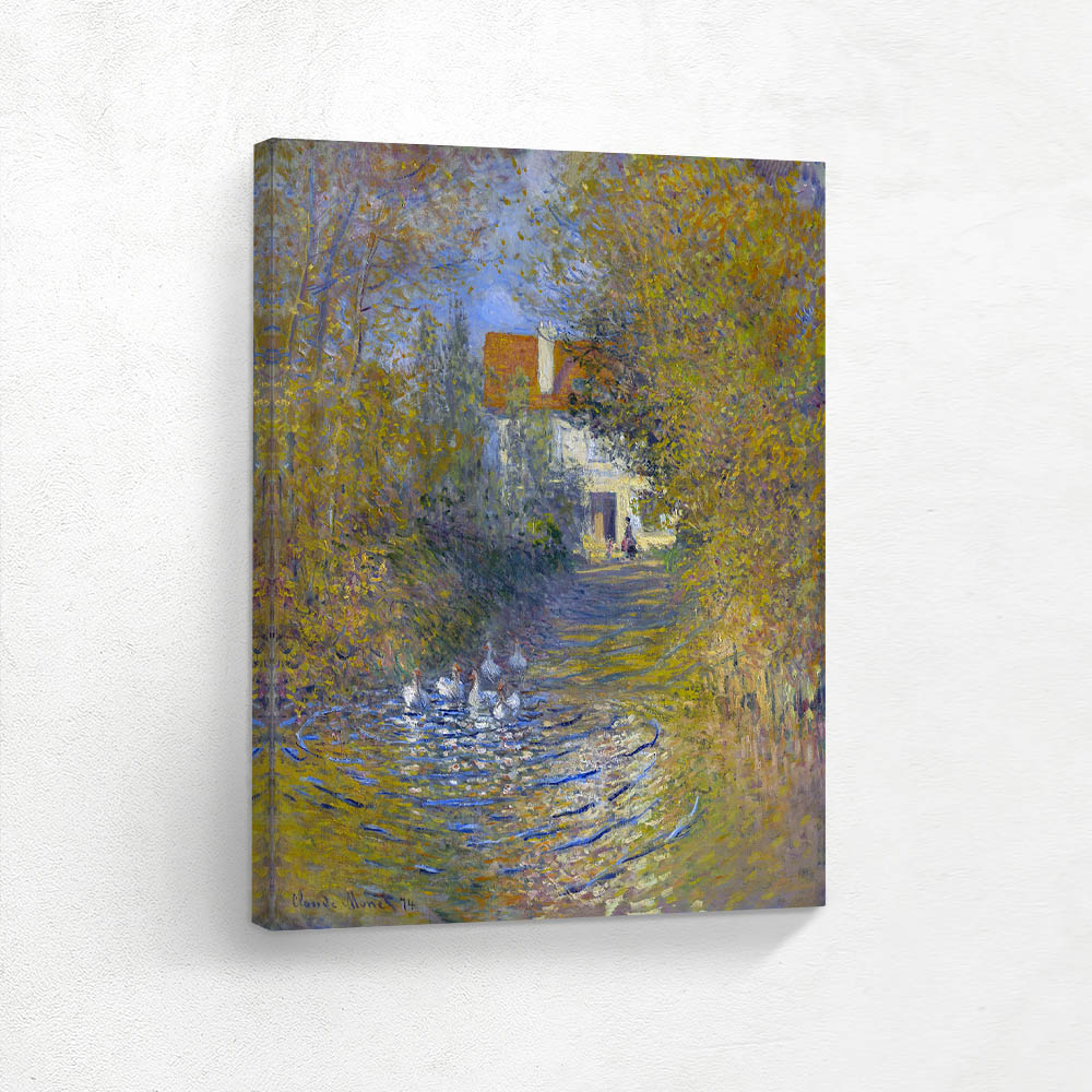 Geese in the creek