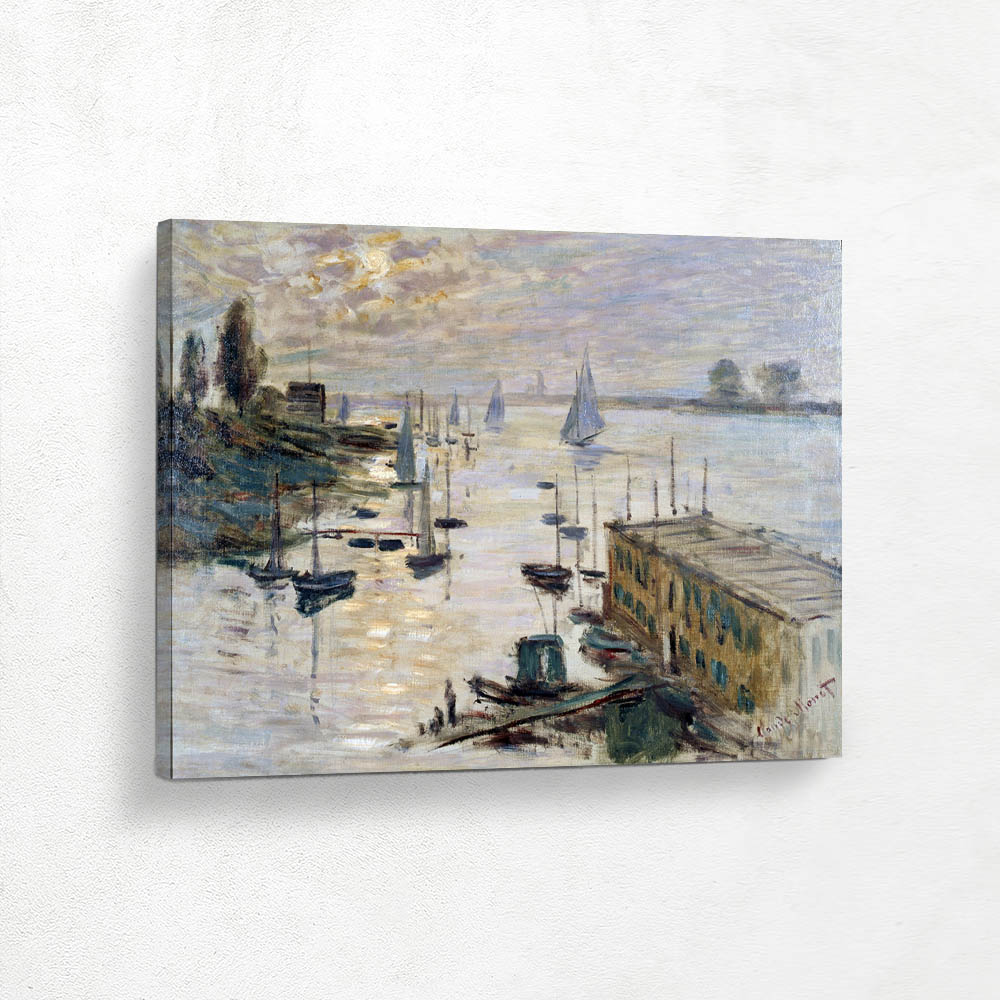 The pool seen from the bridge Argenteuil