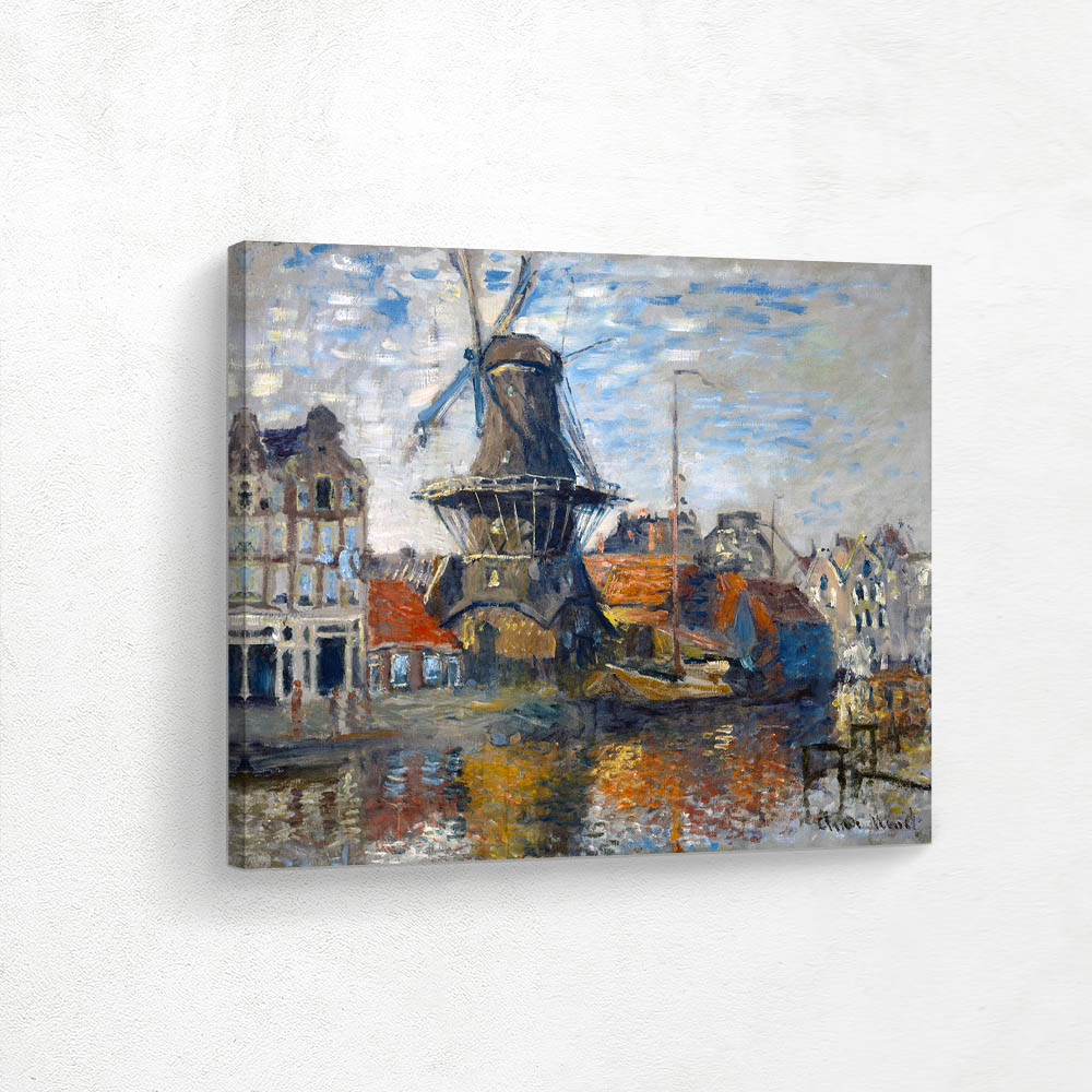 Windmill on the Onbekende Canal, Amsterdam