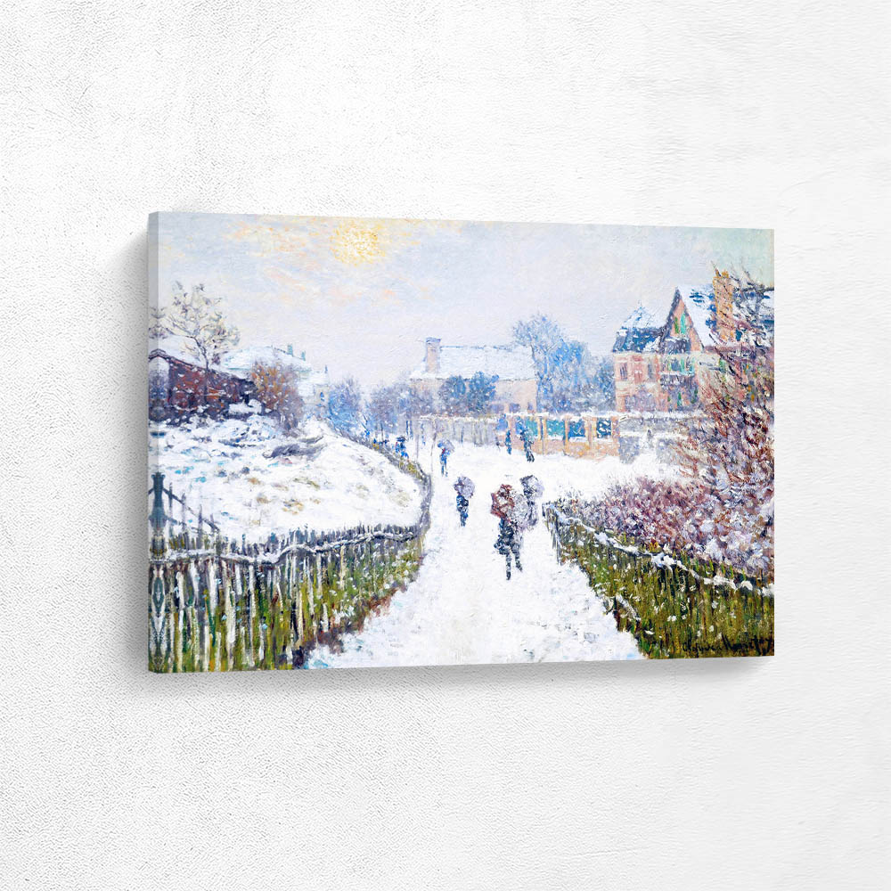 Boulevard Saint Denis Argenteuil in Winter