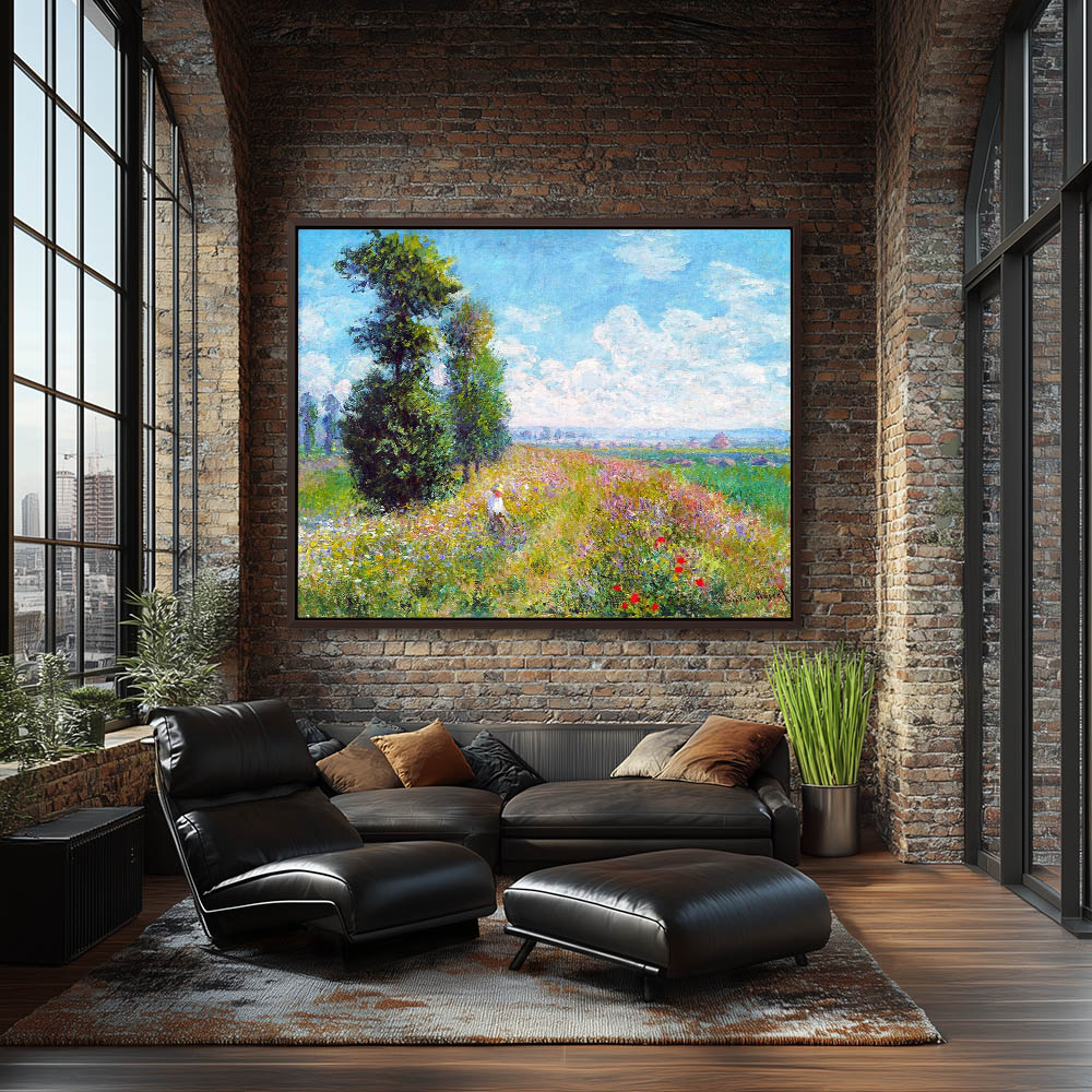Meadow with Poplars - Image 3