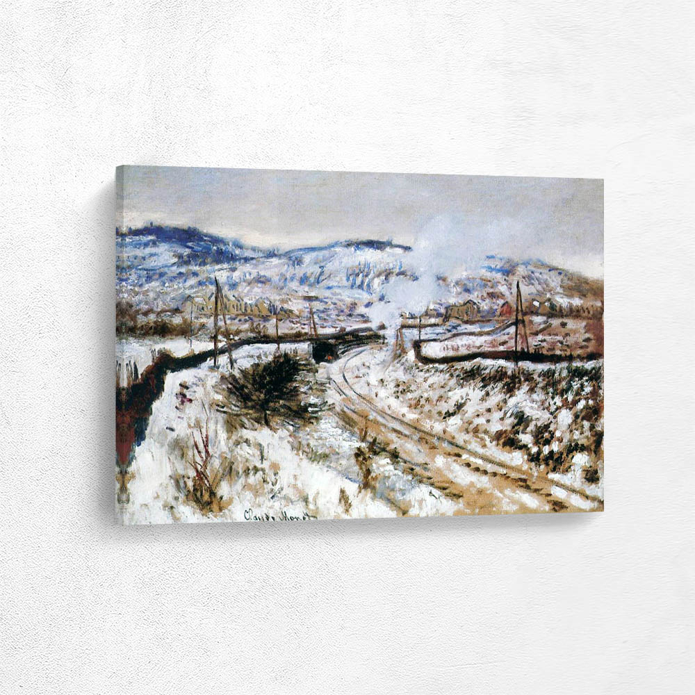 Train in the Snow at Argenteuil