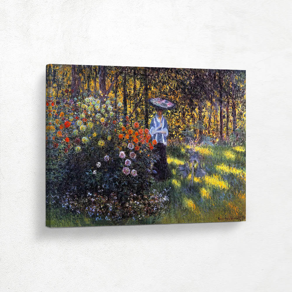 Woman with a Parasol in the Garden in Argenteuil