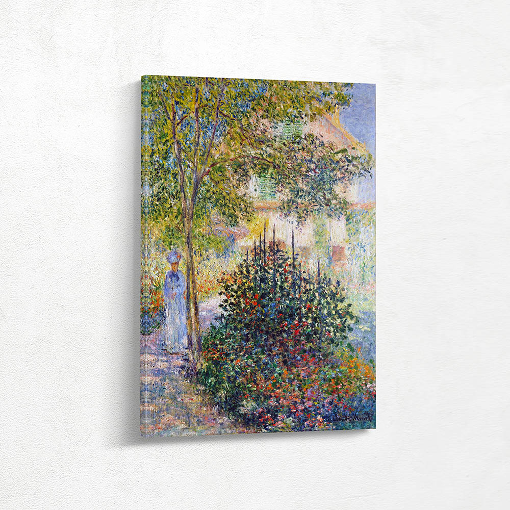 Camille Monet in the Garden at the House in Argenteuil