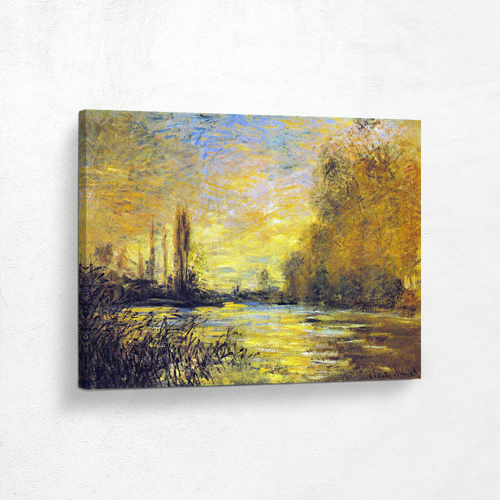 The Small Arm of the Seine at Argenteuil – Great Canvas Arts