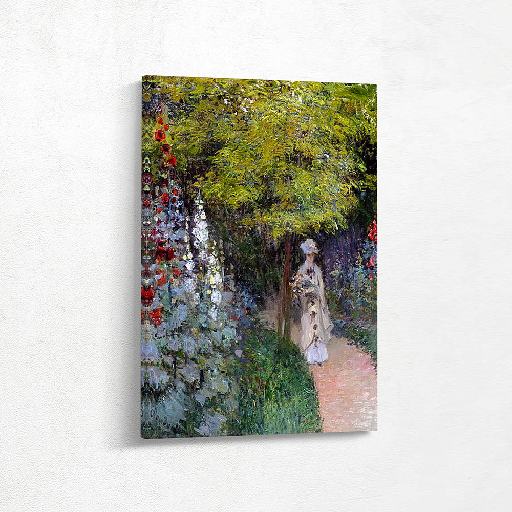 The Garden Hollyhocks