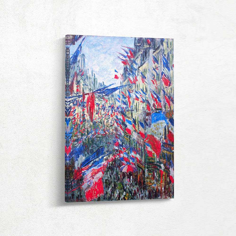 The Rue Montargueil with Flags