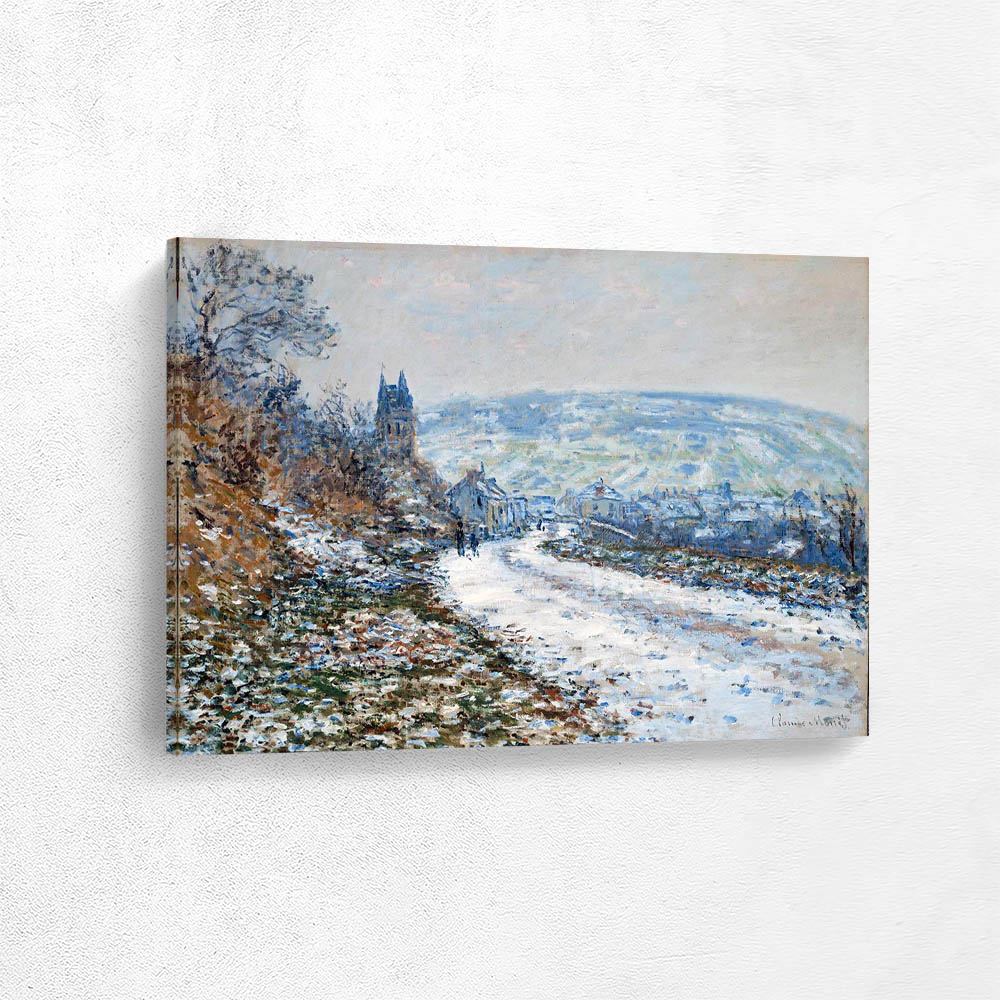 Entering the Village of Vetheuil in Winter