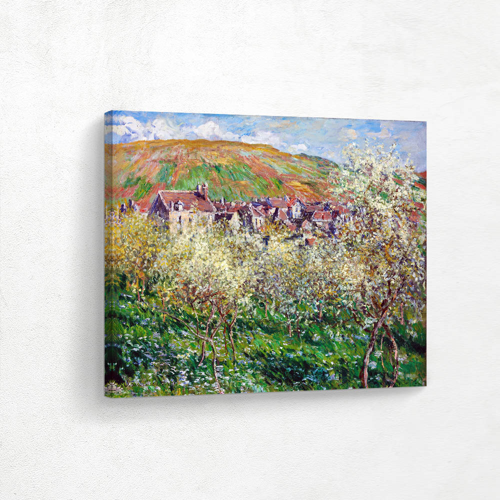 Plum Trees in Blossom at Vetheuil