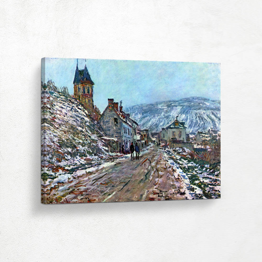 The Road in Vetheuil in Winter