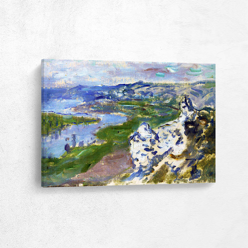 The Seine seen from the heights Chantemesle