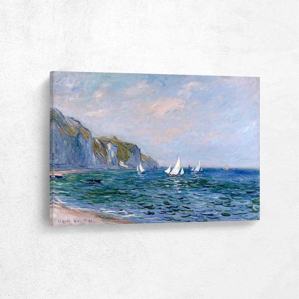 Cliffs and Sailboats at Pourville